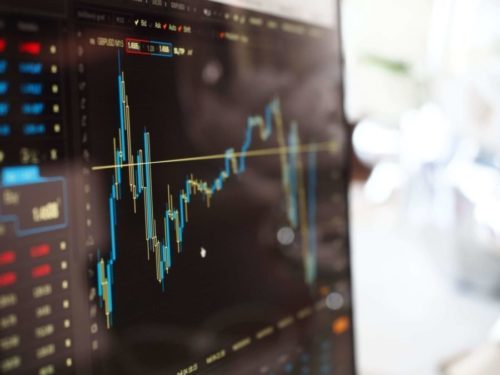 financial graph in a computer application